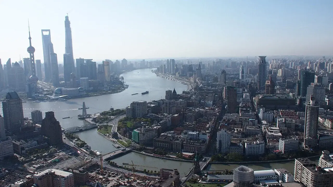 China from above