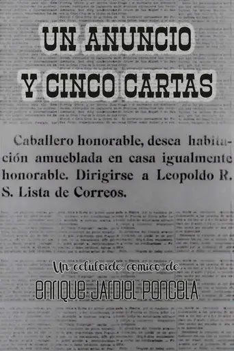 Un anuncio y cinco cartas