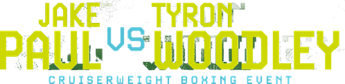 Jake Paul vs. Tyron Woodley logo