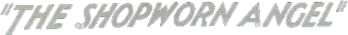 The Shopworn Angel logo