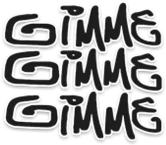 Gimme Gimme Gimme logo