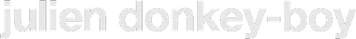 Julien Donkey-Boy logo