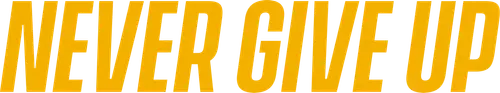 Never Give Up logo