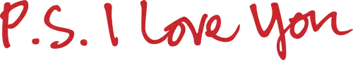 P.S. I Love You logo