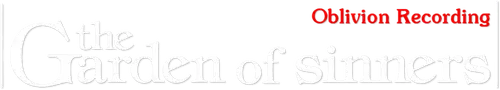The Garden of Sinners: Oblivion Recording logo